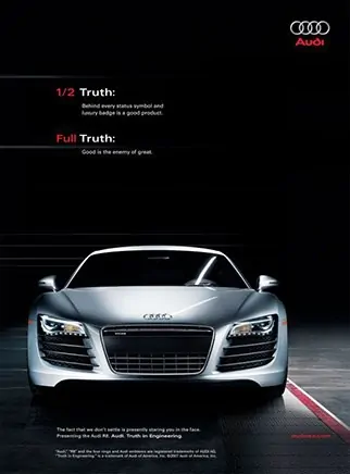 Audi Coupe Automotive branding campaign on social media in Thailand